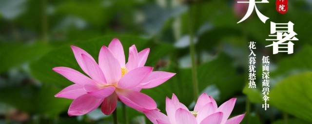 大暑是什么季节的节气 大暑是哪个季节的节气