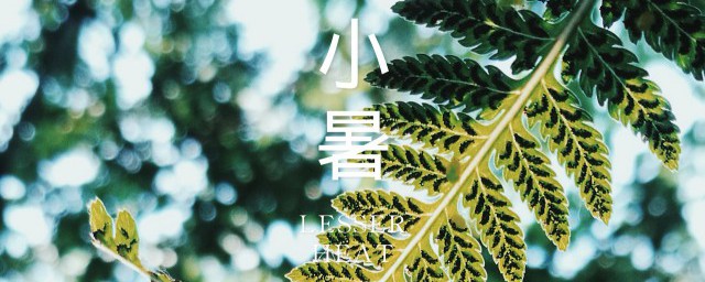 小暑时间代表什么 小暑时间代表啥
