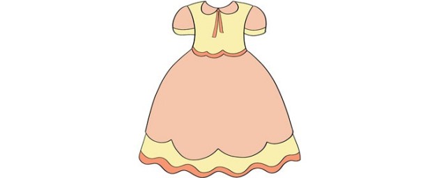 公主裙怎样画 公主裙简笔画教程