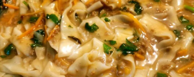 羊肉糊汤面的做法 羊肉糊汤面怎么做
