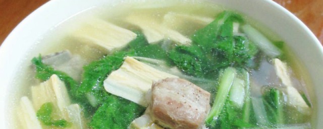 小白菜土豆汤的做法 小白菜土豆汤的做法简介