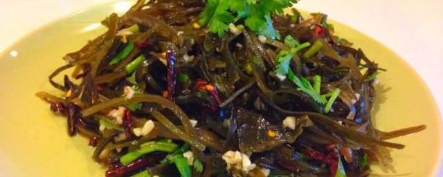 蒜茸辣酱海带丝 怎样做蒜茸辣酱海带丝