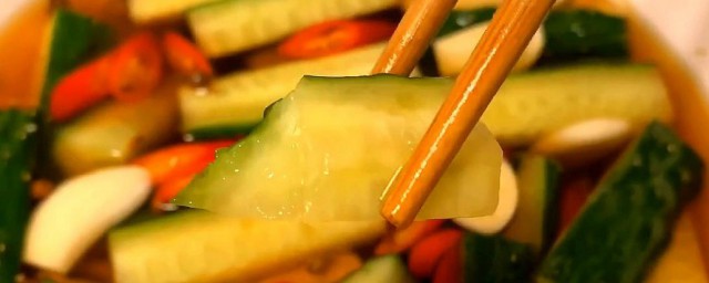 如何制作腌制黄瓜 腌制黄瓜的方法