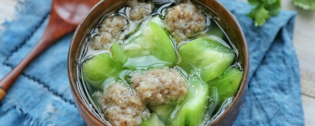 丝瓜肉丸汤怎么做好吃 丝瓜肉丸汤的做法介绍