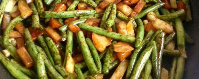 豆角炒土豆的家常做法 豆角炒土豆的家常制作方法