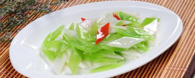 清炒莴笋山药的做法 山药炒莴笋的做法介绍