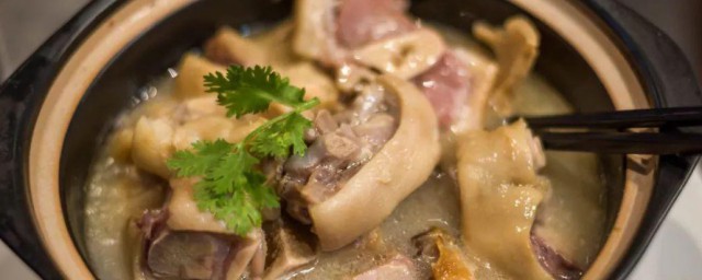 豆浆猪蹄煲的做法 豆浆猪蹄煲做法窍门
