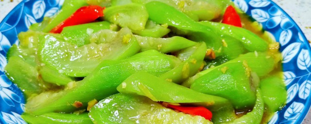 清炒丝瓜的做法 清炒丝瓜的家常做法