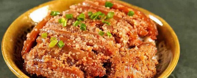 粉蒸肉做法 粉蒸肉做法次序