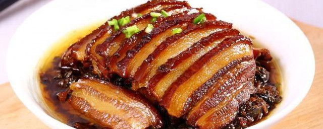 梅菜扣肉的正宗做法 如何做梅菜扣肉