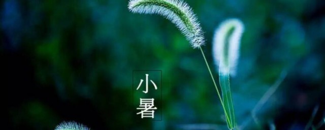 小暑的来历和风俗 小暑节气介绍