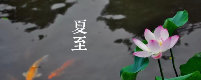 日历上的夏至是什么意思 日历上的夏至意思是什么