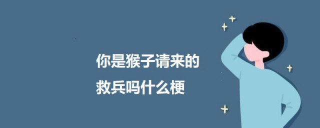 你是猴子请来的救兵吗什么梗 你是猴子请来的救兵吗意思简介