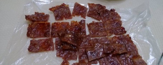 蜜糖猪肉脯的做法 蜜糖猪肉脯怎么做