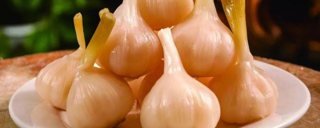 泡糖醋蒜的做法 泡糖醋蒜的制作方法