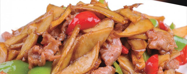 杏鲍菇炒肉片家常做法 怎样做家常杏鲍菇炒肉片