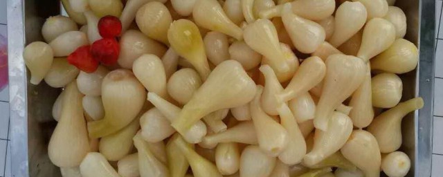 小野蒜腌制方法 小野蒜腌制做法