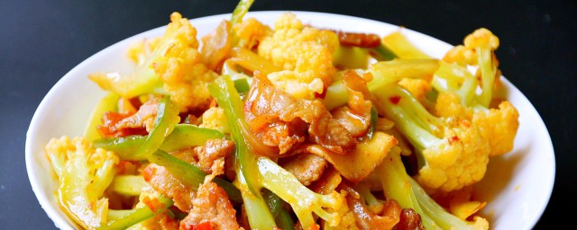 菜花炒肉 菜花炒肉怎么做