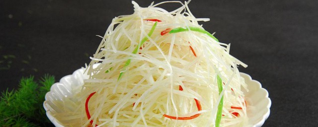 酸辣木瓜丝 酸辣木瓜丝的做法