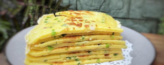 葱花鸡蛋面饼的制作方法 葱花鸡蛋面饼的制作方法介绍
