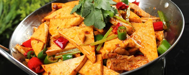 炒千叶豆腐 如何做炒千叶豆腐