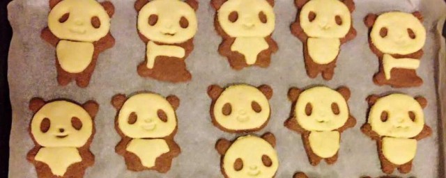 小熊猫饼干的做法 小熊猫饼干如何做