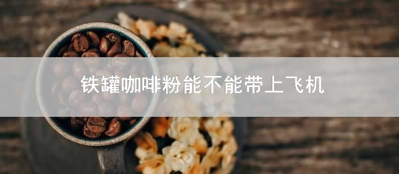 铁罐咖啡粉能不能带上飞机