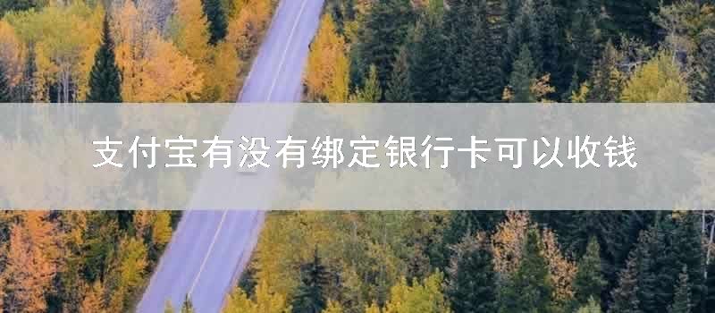 支付宝有没有绑定银行卡可以收钱