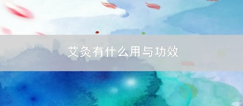 艾灸有什么用与功效