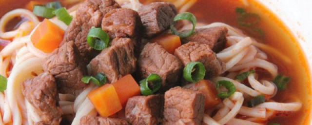 胡萝卜牛肉面的做法 怎样做胡萝卜牛肉面