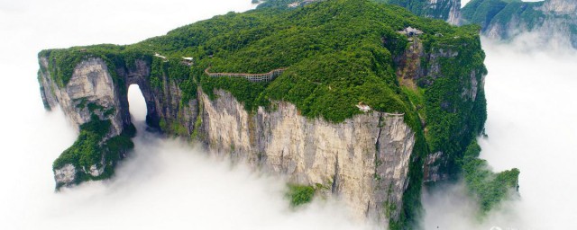 张家界天门山景区介绍 天门山有多高