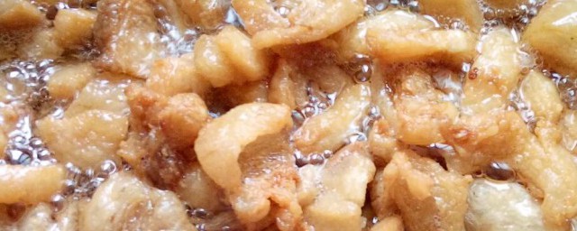 肉脂渣的做法和配方 肉脂渣做法次序