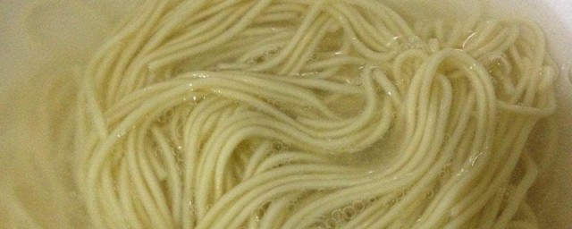 碱水面怎么煮 怎么煮碱水面