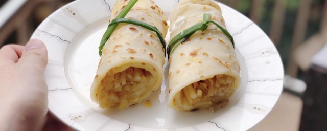 丰盛早餐卷饼的做法 丰盛早餐卷饼的做法简介