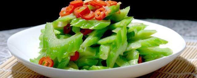 炒苦瓜怎么炒 炒苦瓜的做法介绍