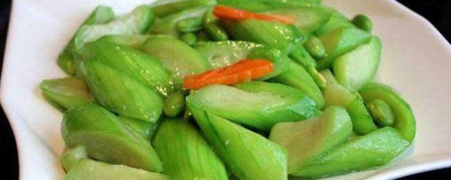 怎么炒丝瓜好吃 炒丝瓜的做法