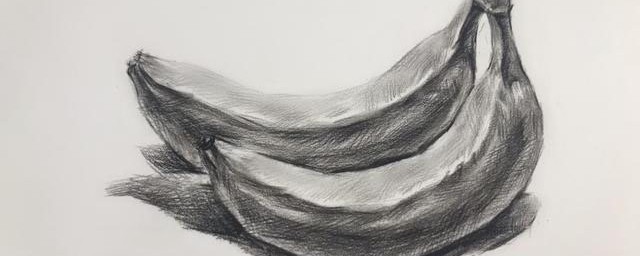 香蕉怎样画 香蕉素描教程