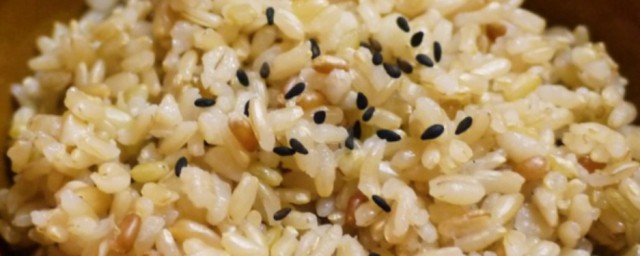 糙米饭怎样煮 糙米饭的做法