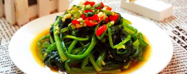 菠菜凉拌怎么做好吃 菠菜凉拌需要哪些材料