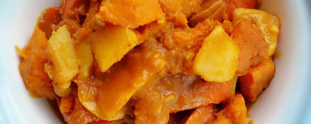 南瓜炖土豆的材料 南瓜炖土豆的做法