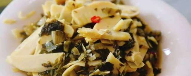 笋尖炒酸菜的做法 笋尖炒酸菜的做法介绍