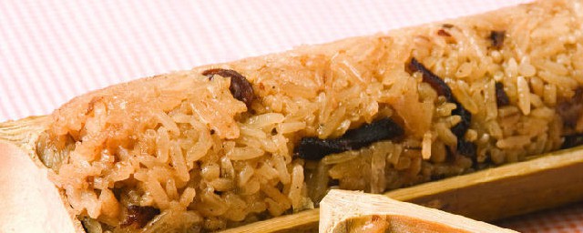 冰棒竹筒饭怎么做 冰棒竹筒饭做法步骤