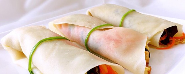 春饼儿的做法 春饼儿的烹饪方法