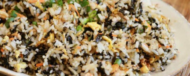 海苔炒饭的做法 海苔炒饭的做法介绍