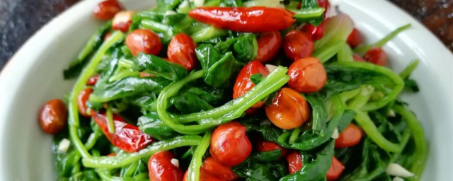 陈醋菠菜花生米的做法 陈醋菠菜花生米需要哪些材料