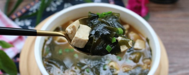 裙带汤的做法 裙带汤的烹饪方法