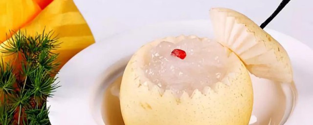 蒸梨子治咳嗽的做法 蒸梨子治咳嗽的做法简介