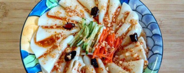 凉拌饺子皮的制作方法 凉拌饺子皮如何制作