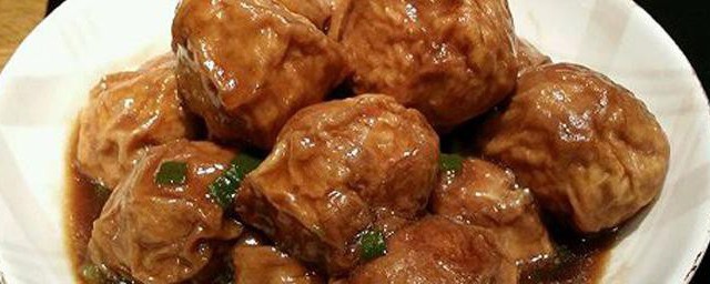 油面筋塞肉的做法 油面筋塞肉怎么做
