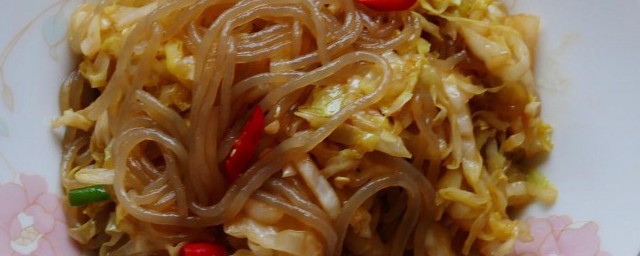 包菜苕粉做法窍门 包菜苕粉怎么做